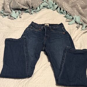 Levi's Dark Blue Straight Leg Women's Jeans